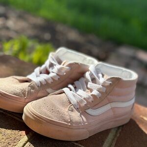 Vans Sk8-Hi - Pink and White